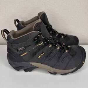 KEEN Work Boots Womens Size 5.5 Utility Lansing Mid Steel Toe Waterproof